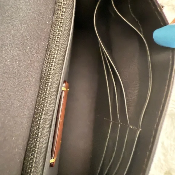 Coach pebbled Leather Tabby chain clutch - Picture 3 of 4